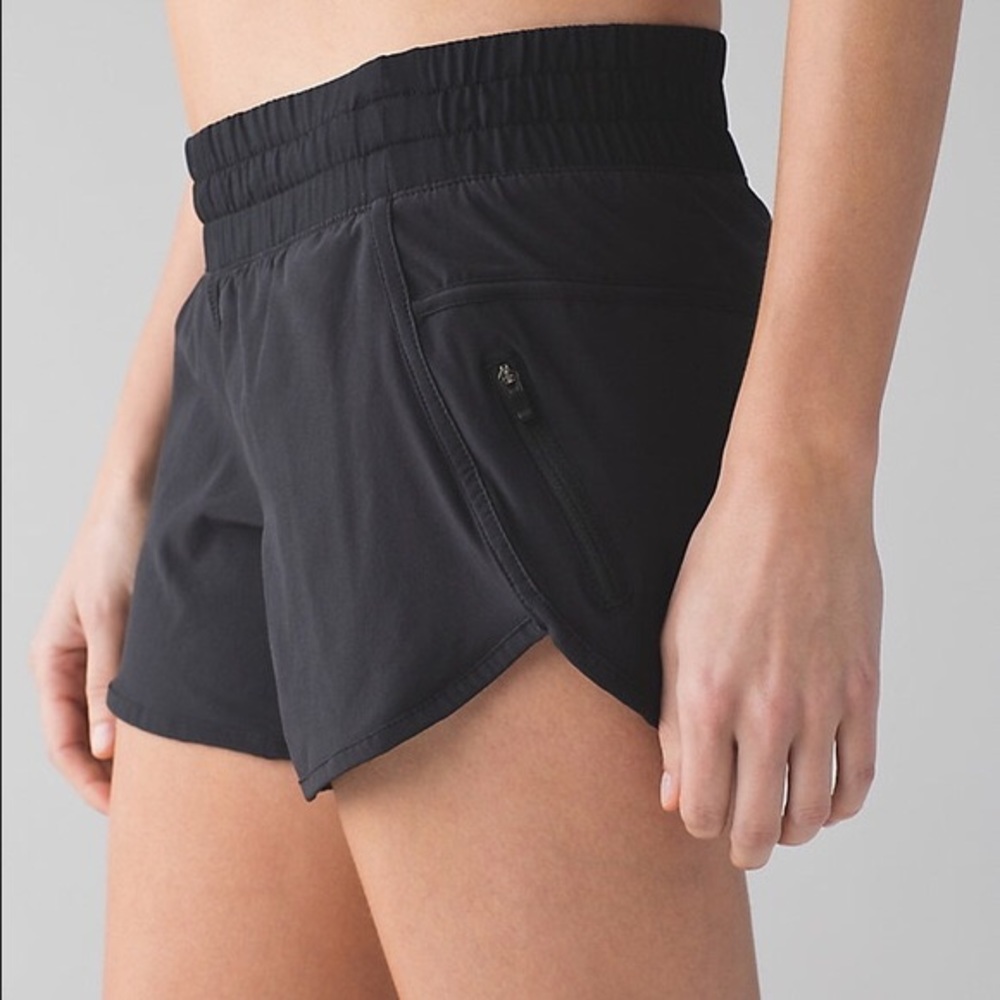 Lululemon Black Tracker Shorts